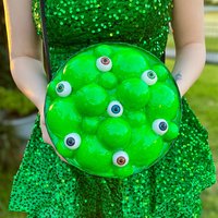 Witches Brew Inspired Halloween Purse – Glowing Wearable Art Piece